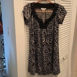 Zebra dress or cover up